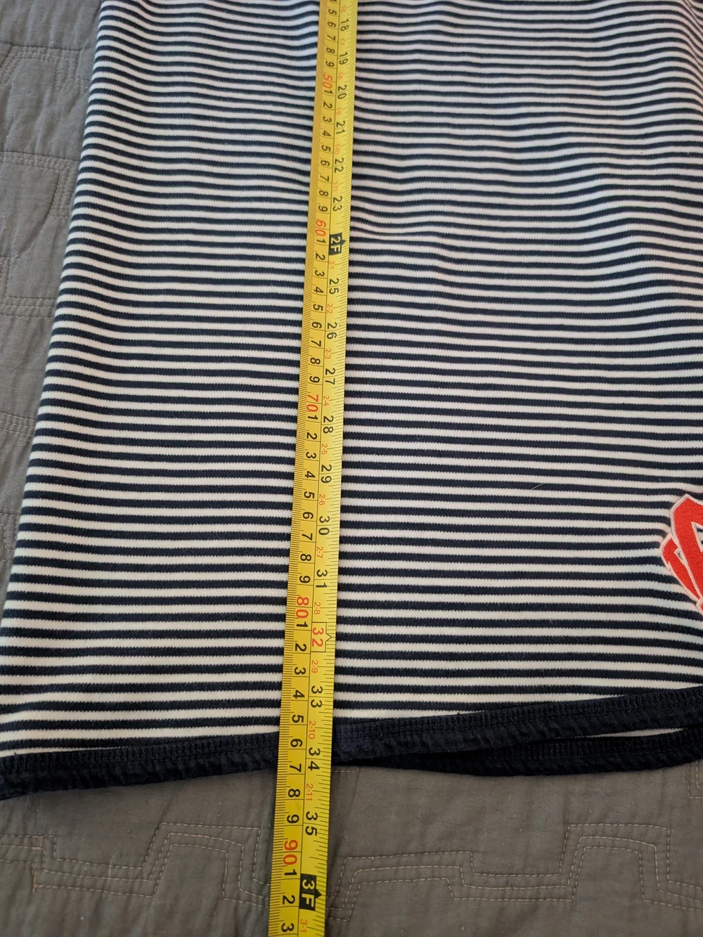 Auburn Baby Bib and Blanket Set - Navy & White Stripe, Auburn University Logo